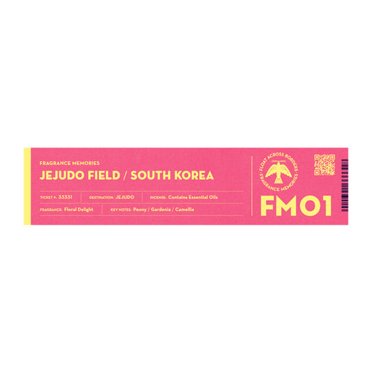 FRAGRANCE MEMORIES - FM 01 Jejudo Field / South Korea 15 sticks (min. multiple of 6)