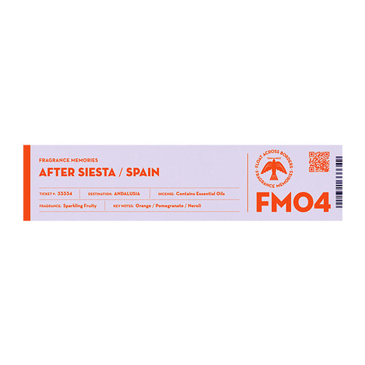 FRAGRANCE MEMORIES - FM 04 After Siesta / Spain 15 sticks (min. multiple of 6)