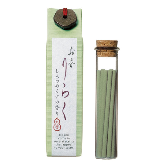 RIRAKU - White clover 15 sticks (multiples of 6)