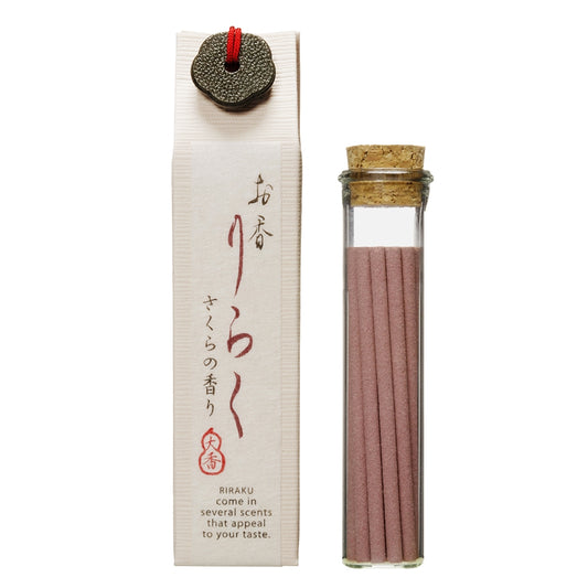 RIRAKU - Cherry blossom 15 sticks (multiples of 6)