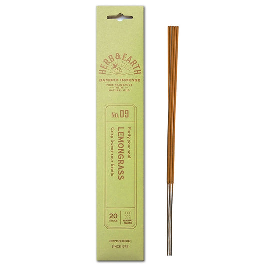 H&E - Lemongrass Bamboo Stick Incense (Case Pack QTY - 12)