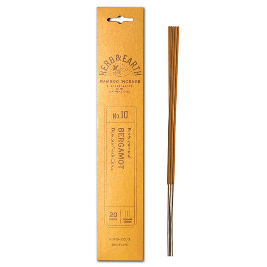 H&E - Bergamot Bamboo Stick Incense(Case Pack QTY - 12)