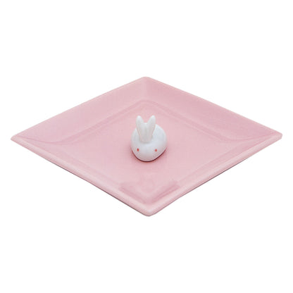 KAWAII COLLECTION: Bunny Holder w/Pink Plate