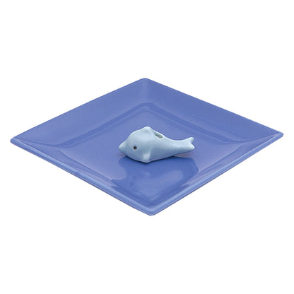 KAWAII COLLECTION: Dolphin Holder w/Blue Plate