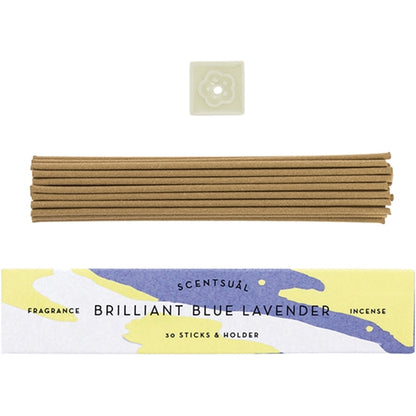 SCENTSUAL - Brilliant Blue Lavender 30 sticks (case pack qty - 12)