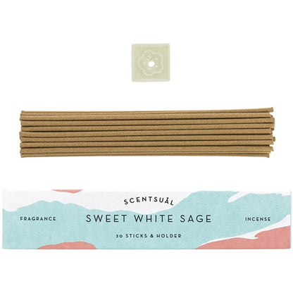 SCENTSUAL - Sweet White Sage 30 sticks (case pack qty - 12)