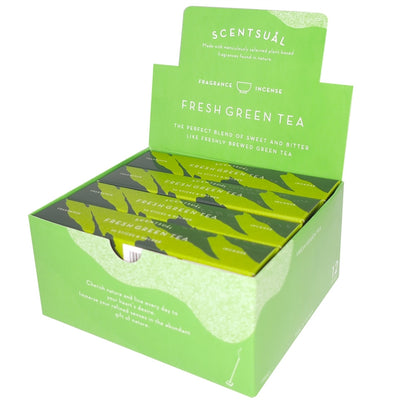 SCENTSUAL - Fresh Green Tea 30 sticks (case pack qty - 12)