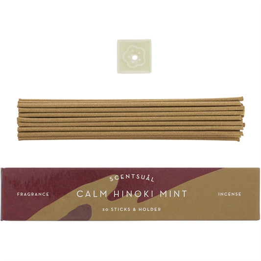 SCENTSUAL - Calm Hinoki Mint 30 sticks (case pack qty - 12)