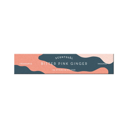 SCENTSUAL - Bitter Pink Ginger 30 sticks (case pack qty - 12)