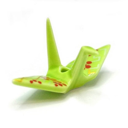 CRANE HOLDER - Light Green Brocade