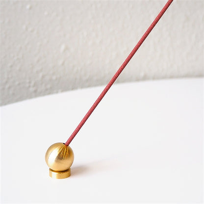 SPHERE INCENSE HOLDER - Gold