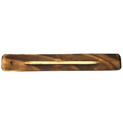 MANGO WOOD INCENSE HOLDER FOR BAMBOO INCENSE (12 pcs)