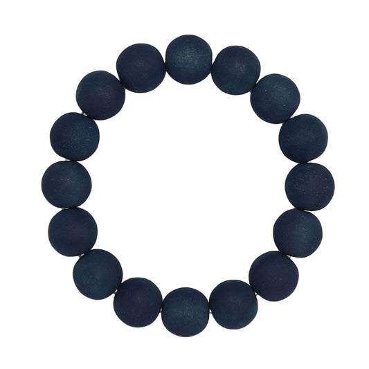 JUZU Bead Bracelet - Indigo Mountain Cherry Blossom