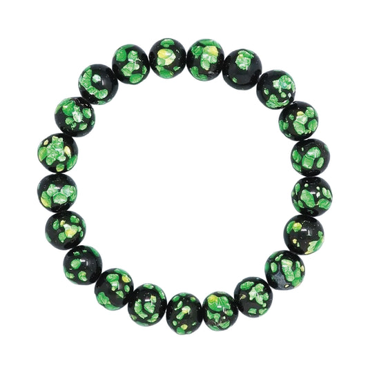 JUZU Bead Bracelet - Okinawa Green Firefly