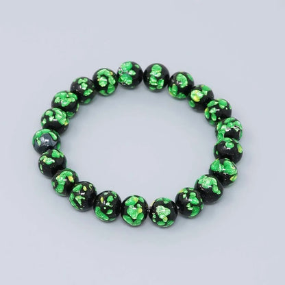 JUZU Bead Bracelet - Okinawa Green Firefly