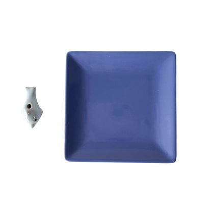 KAWAII COLLECTION: Dolphin Holder w/Blue Plate