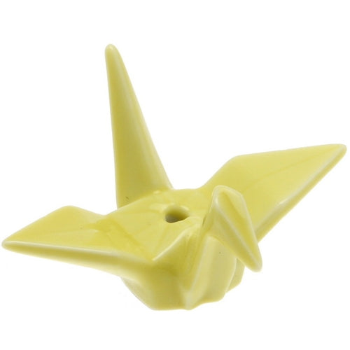 CRANE INCENSE HOLDER - Yellow (Case Pack QTY - 5)