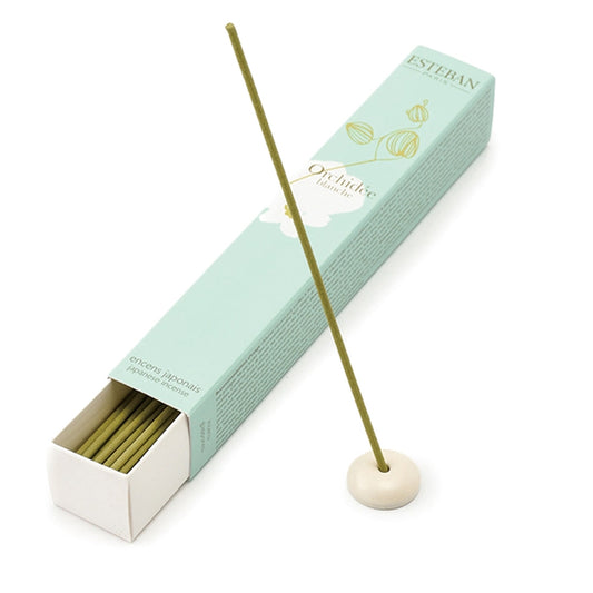 ESTEBAN - ORCHIDEE BLANCHE  Japanese Style Incense (case pack qty - 6)