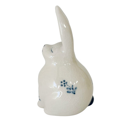 CERAMIC INCENSE BURNER - Rabbit (White Finish)