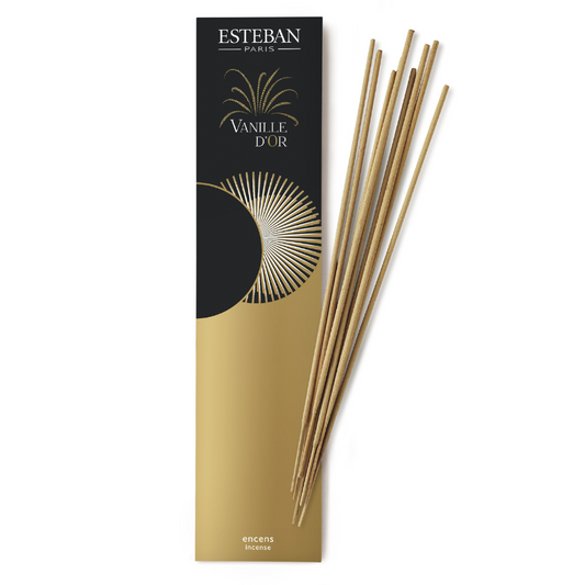 ESTEBAN - VANILLE D'OR - Bamboo Stick Incense (min. multiple of 12)