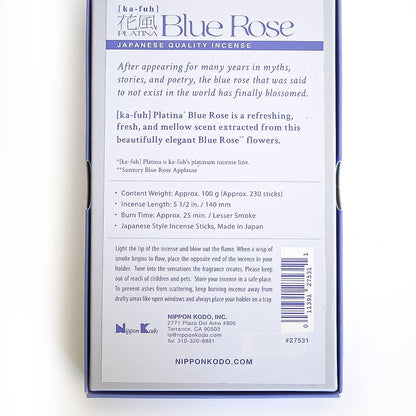 KA-FUH Platina - Blue Rose 230 sticks