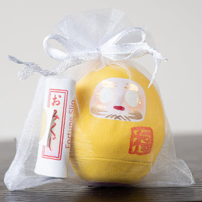 Daruma Doll - Yellow (Focus)