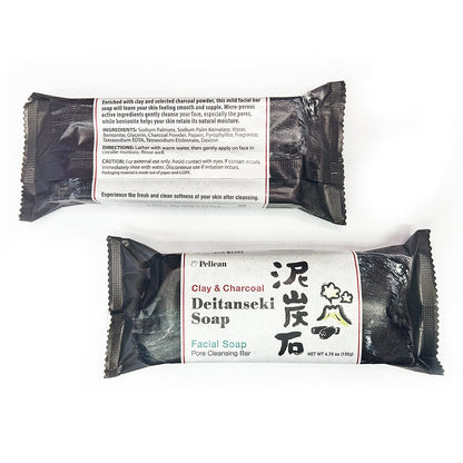 DEITANSEKI SOAP 135g (Clay & Charcoal Facial Cleansing Bar) (min. multiple of 6)