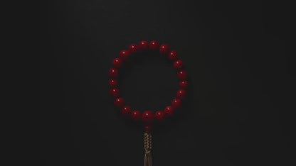 JUZU Bead Bracelet - Kyoto Chirimen Japanese Kimono